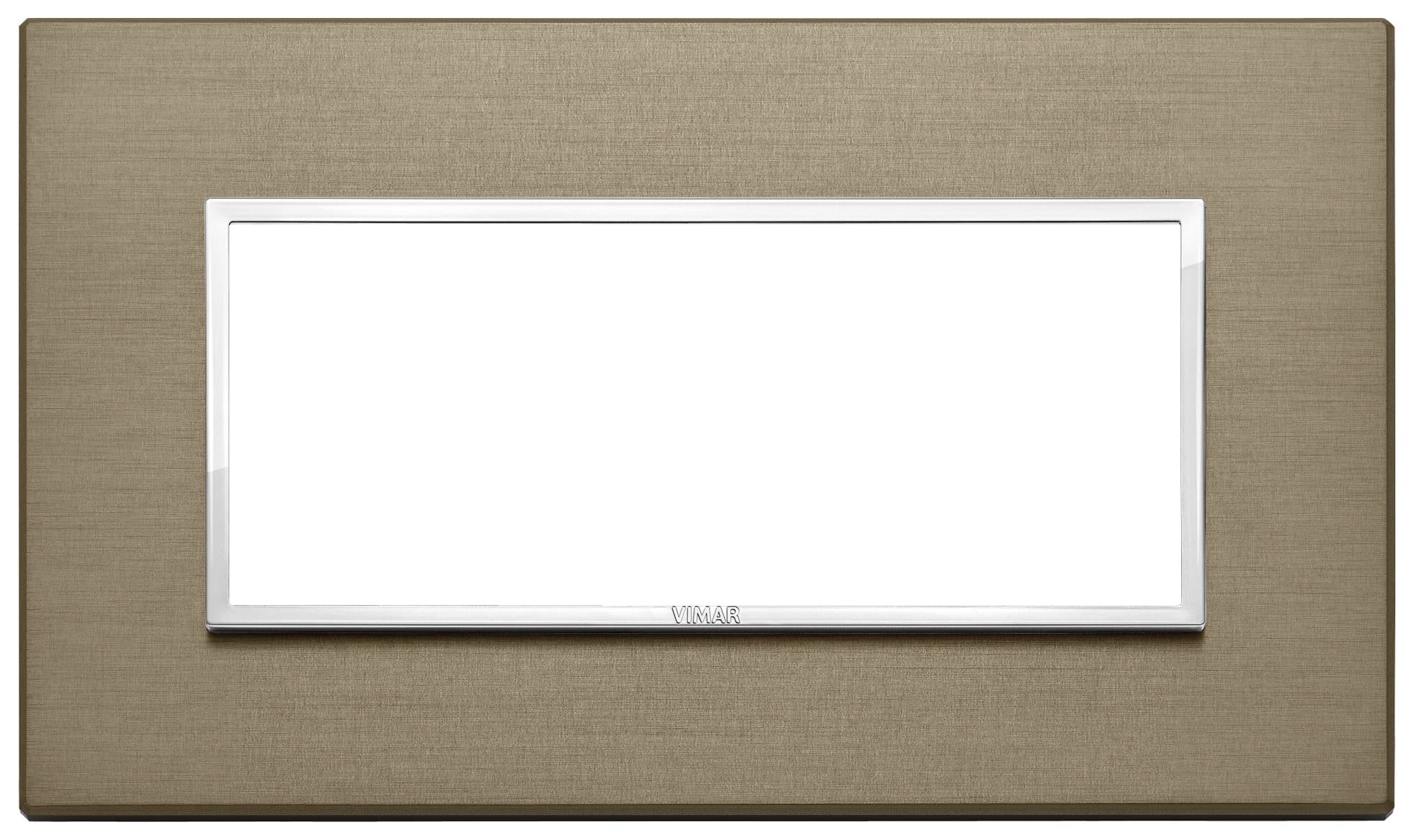 VIMAR SPA - VIW21649.05 PLACCA 5M BS BRONZO SCURO