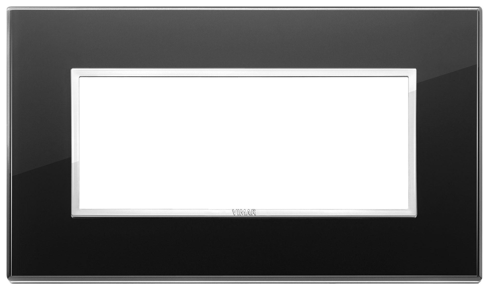 VIMAR SPA - VIW21649.76 PLACCA 5M BS NERO DIAMANTE