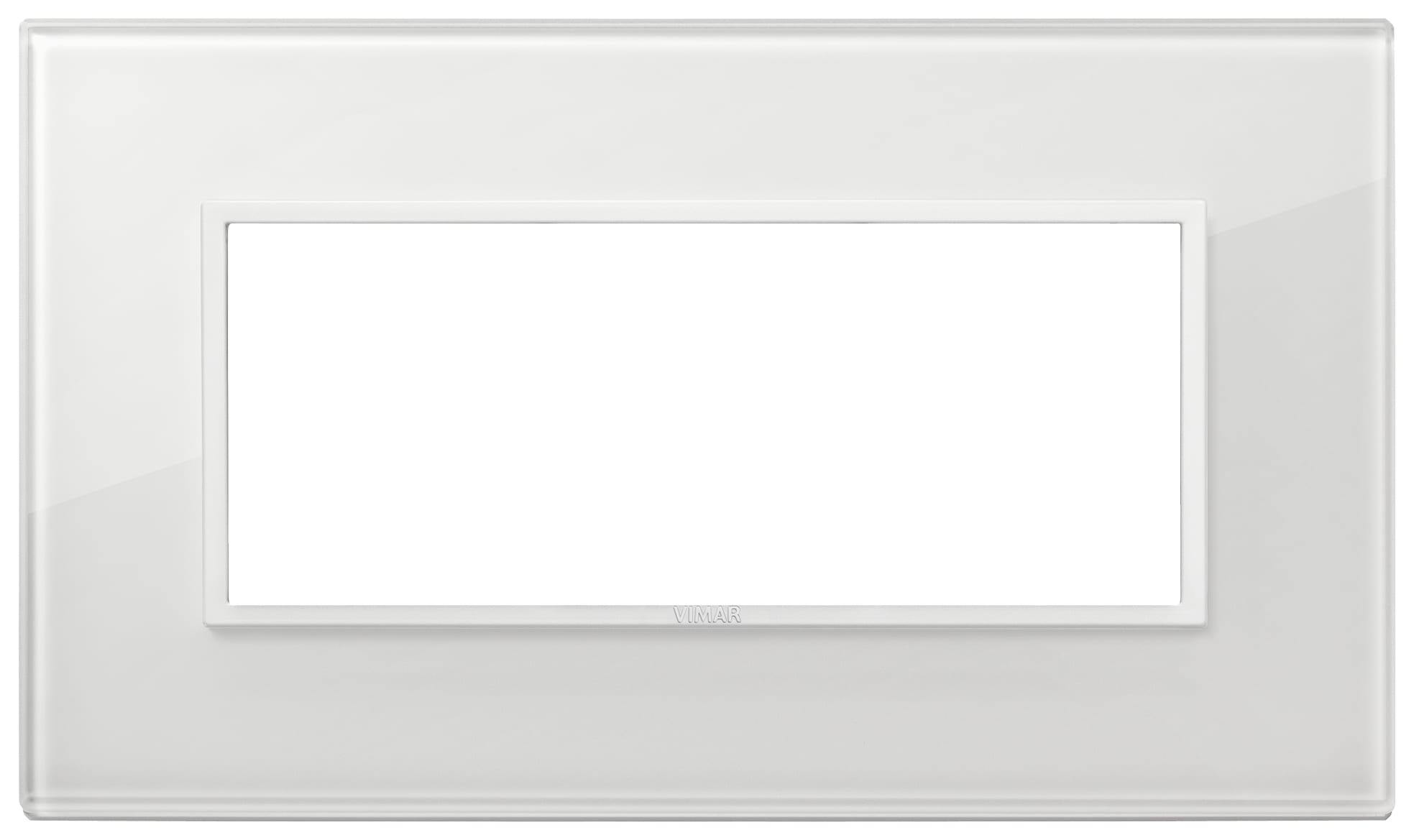 VIMAR SPA - VIW21649.87 Placca 5M BS bianco totale diamante