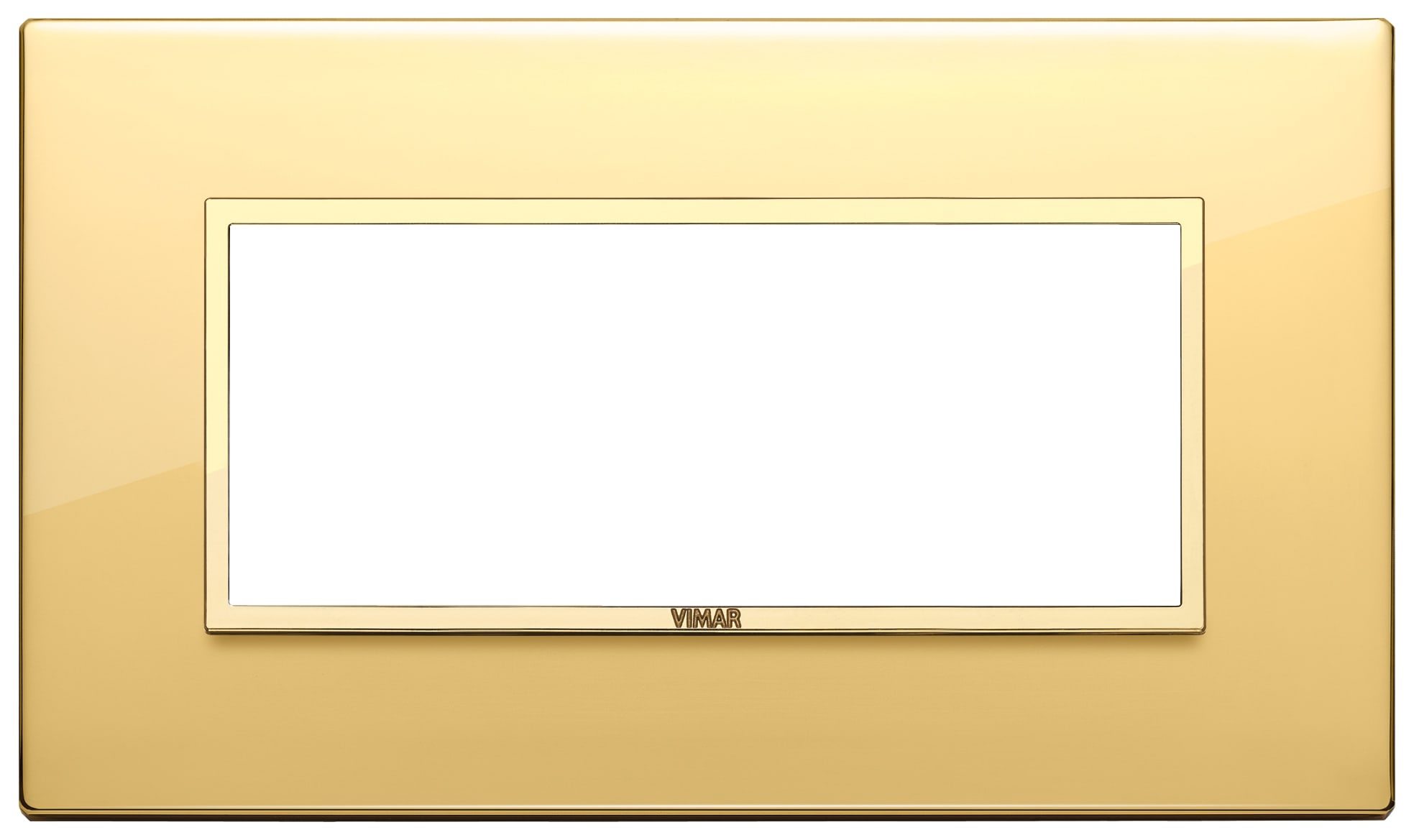 VIMAR SPA - VIW21649.G09 Placca 5M BS oro totale lucido
