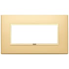 VIMAR SPA - VIW21649.G10 PLACCA 5M BS ORO TOTALE SATINATO