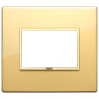 VIMAR SPA - VIW21653.G09 Placca 3M oro totale lucido