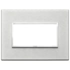 VIMAR SPA - VIW21654.02 PLACCA 4M GRIGIO NEXT