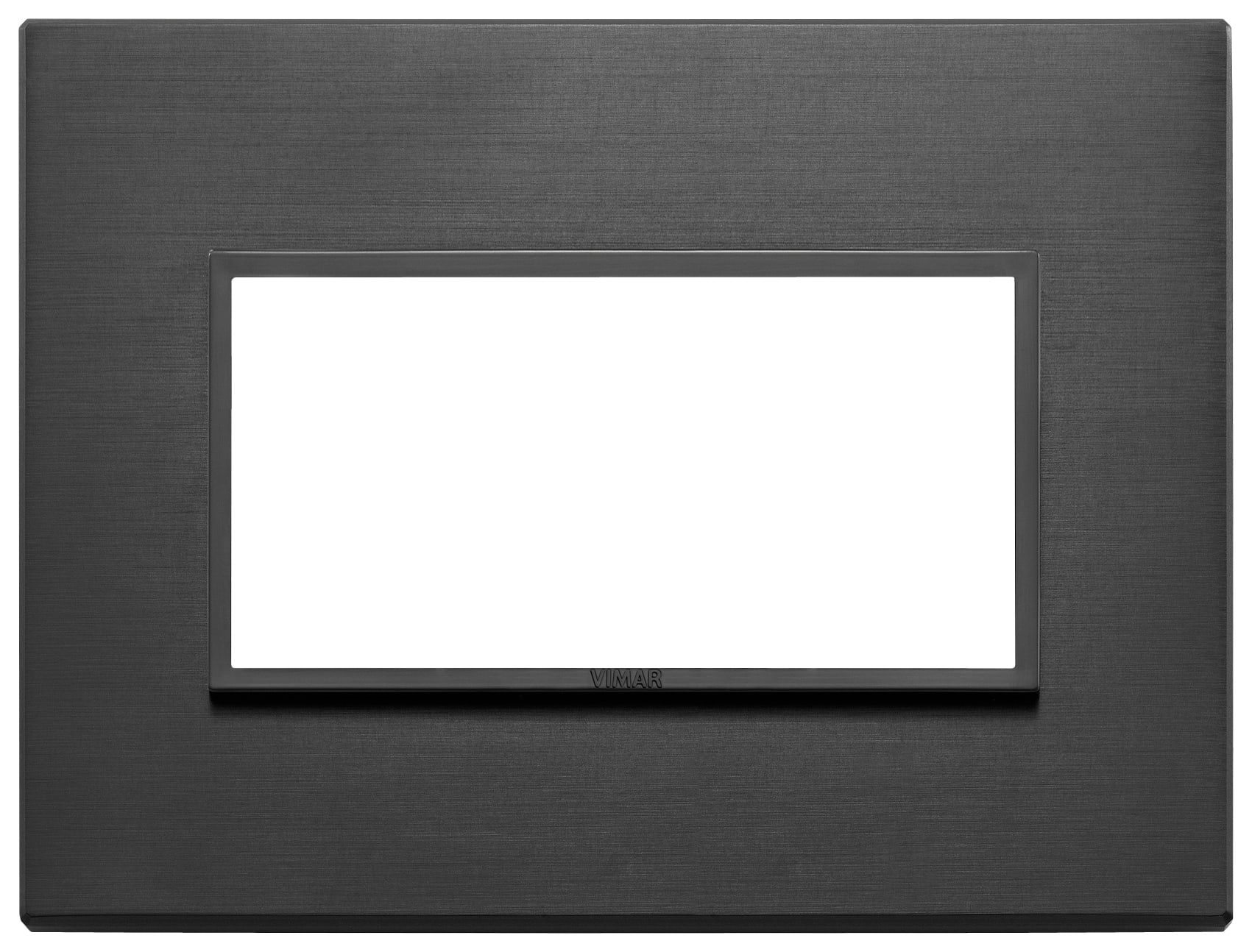 VIMAR SPA VIW21654.18 PLACCA 4M NERO TOTALE