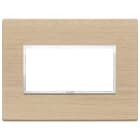 VIMAR SPA - VIW21654.32 PLACCA 4M ROVERE SBIANCATO