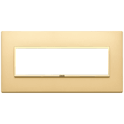 VIMAR SPA - VIW21657.G10 Placca 7M oro totale satinato