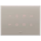 VIMAR SPA - VIW21664.73 PLACCA 4M GRIGIO PERLA