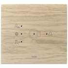 VIMAR SPA - VIW21666.32 Placca 3M transponder rovere sbiancato