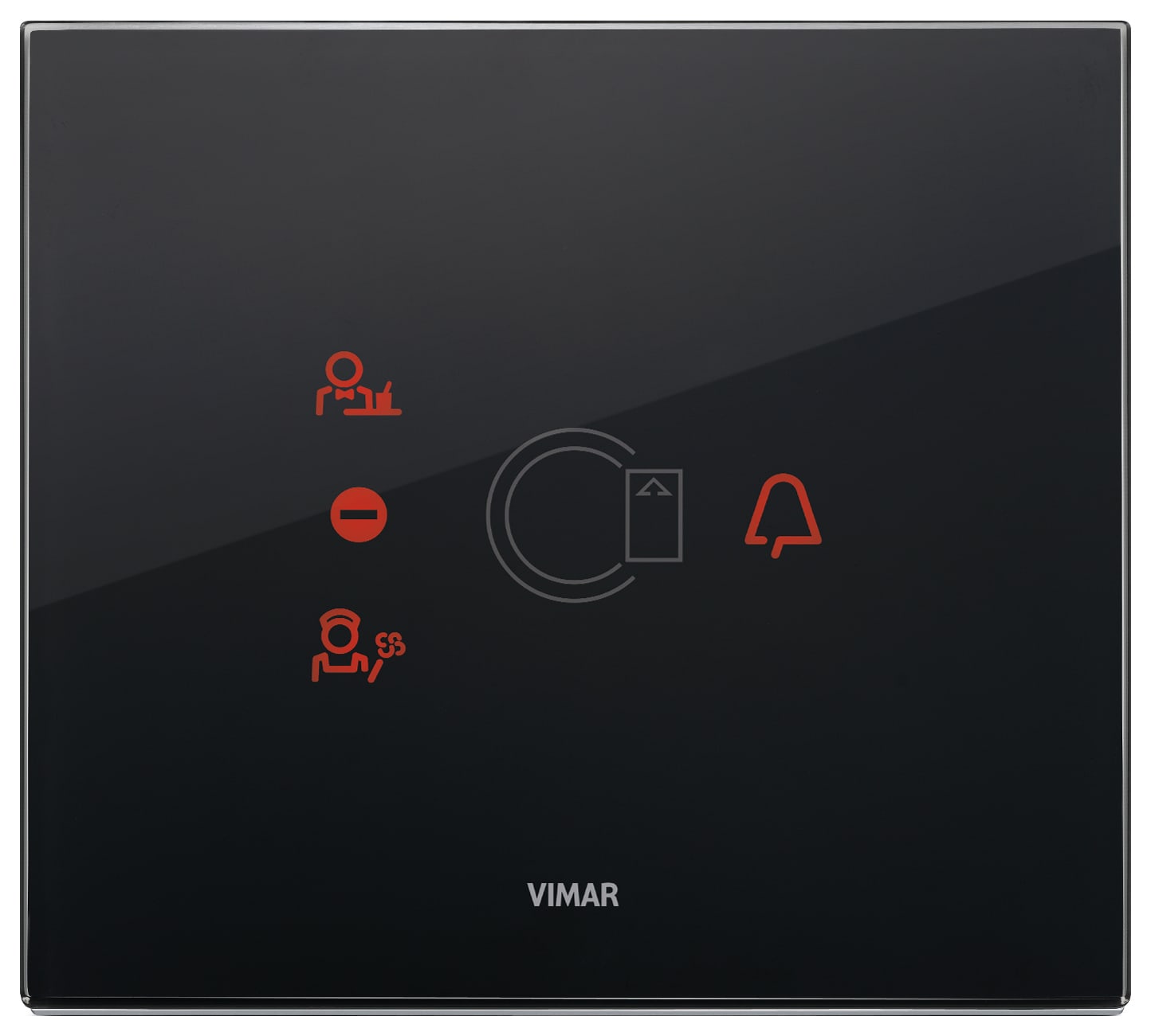 VIMAR SPA VIW21666.76 PLACCA 3M TRANSPONDER NERO DIAMANTE