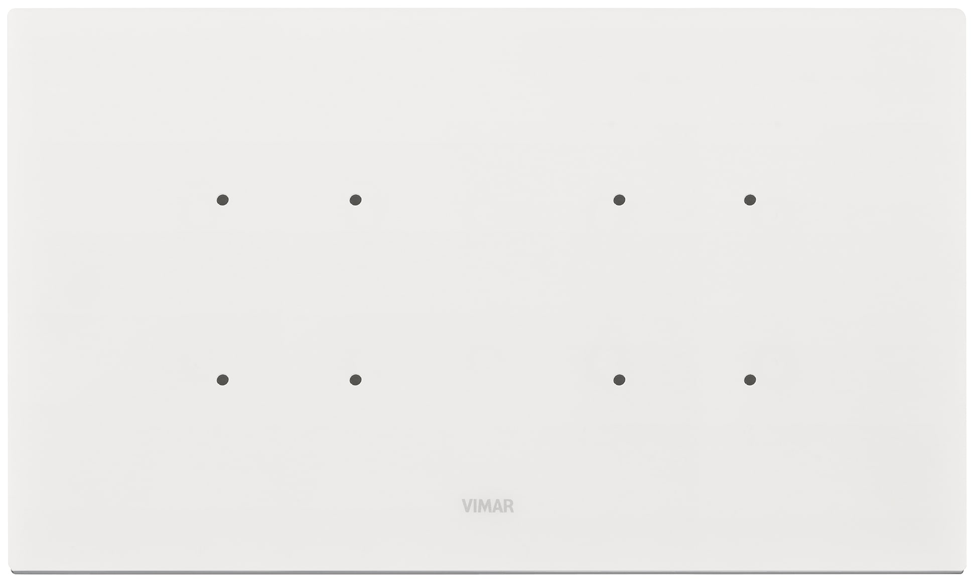 VIMAR SPA - VIW21667.41 Placca 5MBS (2+blank+2) glacier ice