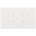 VIMAR SPA - VIW21667.41 Placca 5MBS (2+blank+2) glacier ice
