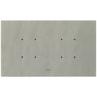 VIMAR SPA - VIW21667.53 Placca 5MBS (2+blank+2) quarzite grigia