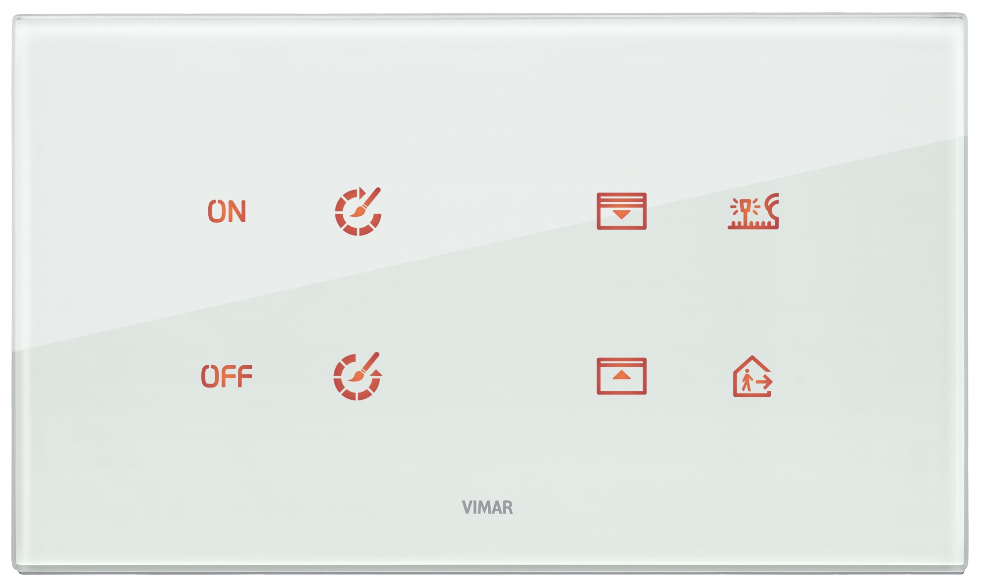 VIMAR SPA - VIW21667.71 Placca 5MBS (2+blank+2) acqua