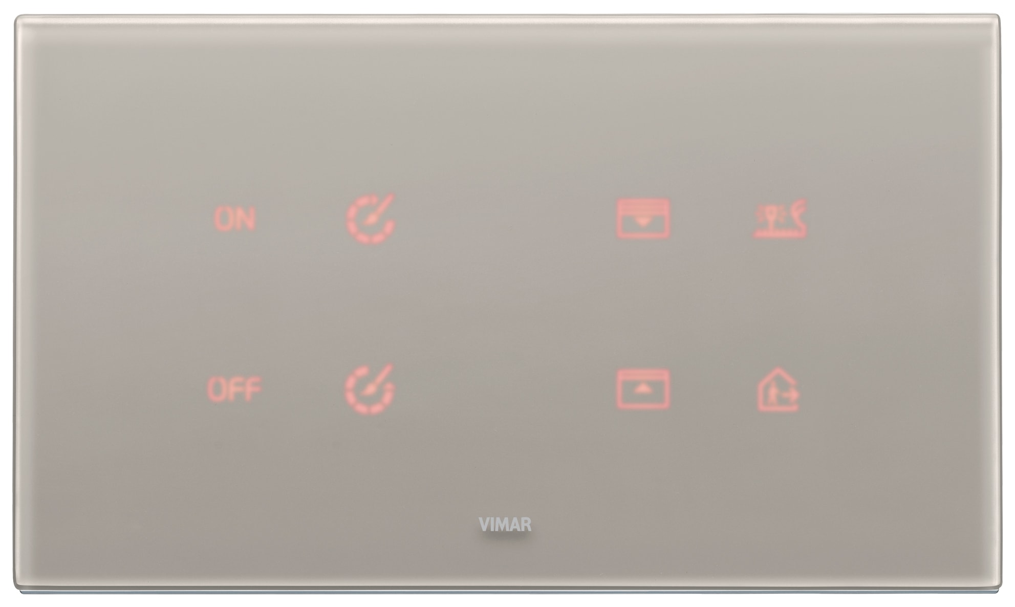 VIMAR SPA VIW21667.73 PLACCA 5MBS (2+BLANK+2) GRIGIO PERLA