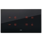 VIMAR SPA - VIW21667.76 Placca 5MBS (2+blank+2) nero diamante