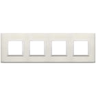 VIMAR SPA - VIW21669.08 Placca 8M (2+2+2+2) int71 titanio