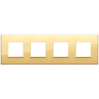 VIMAR SPA - VIW21669.G09 Placca 8M(2+2+2+2)i71 oro totale lucido