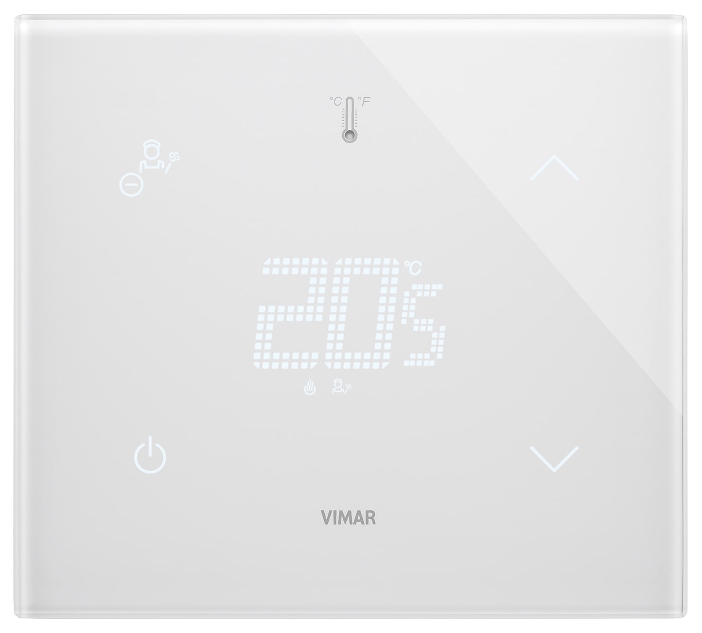 VIMAR SPA - VIW21814.H.70 Termostato KNX HOTEL 2M b.co diamante