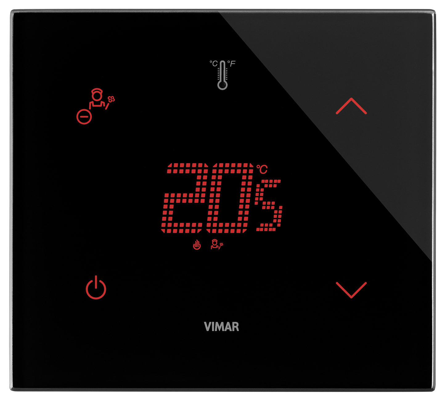VIMAR SPA VIW21814.H.76 TERMOSTATO KNX HOTEL 2M NERO DIAMANTE