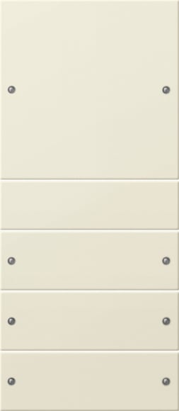 GIRA - GGI218401 Wippenset 4f (1+3) System 55 Cremeweiss(