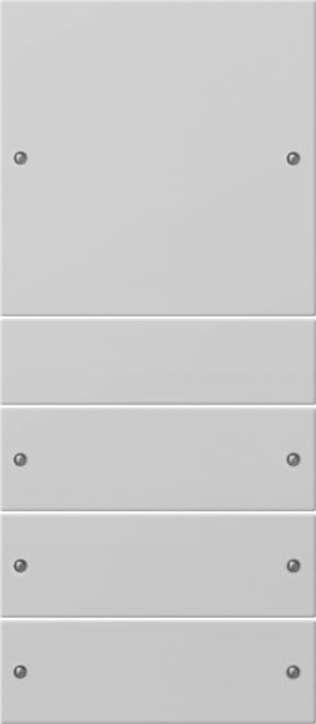 GIRA GIR2184015 Wippenset 4f (1+3) System 55 Grau m(lack