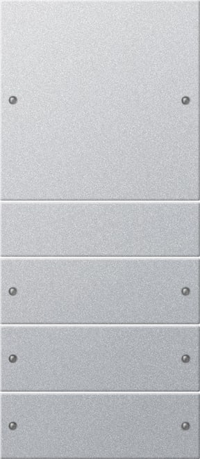 GIRA - GIR218426 Wippenset 4f (1+3) System 55 F Alu(lack.