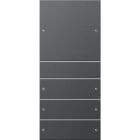 GIRA - GIR218428 SET INTERR. BILICO 4X SYSTEM 55 ANTRACIT