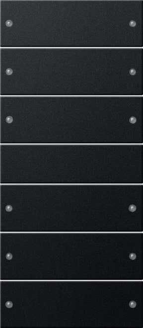 GIRA - GIR2186005 SET INTERR. BILICO 6X SYSTEM 55 NERO O(V