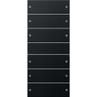 GIRA - GIR2186005 SET INTERR. BILICO 6X SYSTEM 55 NERO O(V