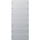 GIRA GGI218626 Wippenset 6f (3+3) System 55 F Alu(lack.