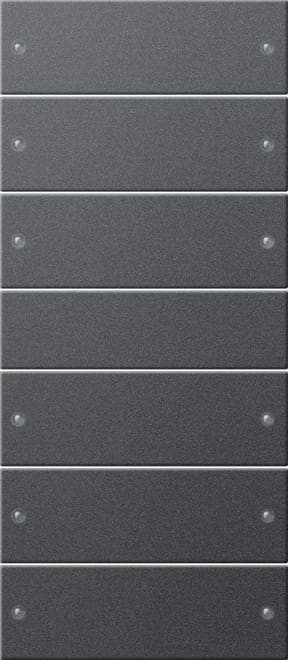 GIRA - GIR218628 Wippenset 6f (3+3) System 55 Anthrazit(l