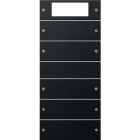 GIRA GGI2195005 SET BIL. 5-M PLUS (2+3) SYSTEM 55 NERO O