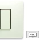 MASTER SRL - MST21MX104 MIX PLACCA 4 POSTI BIANCO ASPEN