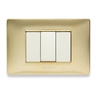 MASTER SRL MST21MX243 MIX PLACCA 3 POSTI ORO KARAT