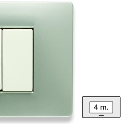 MASTER SRL - MST21MX254 MIX PLACCA 4 POSTI GREY MOON