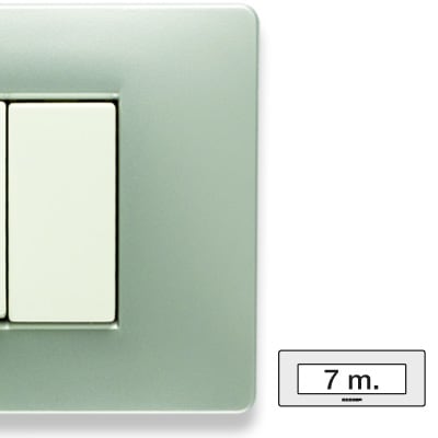 MASTER SRL - MST21MX257 MIX PLACCA 7 POSTI GREY MOON