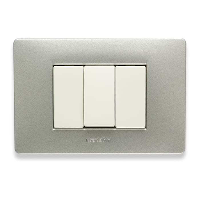 MASTER SRL MST21MX263 MIX PLACCA 3 POSTI ALUMINIUM