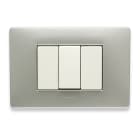 MASTER SRL MST21MX263 MIX PLACCA 3 POSTI ALUMINIUM