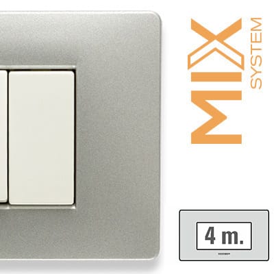 MASTER SRL - MST21MX264 MIX PLACCA 4 POSTI ALUMINIUM