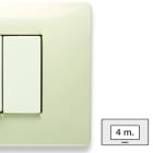 MASTER SRL - MST21MX284 MIX PLACCA 4 POSTI BIANCO SAFARI