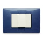 MASTER SRL - MST21MX353 MIX PLACCA 3 POSTI BLU VEGA