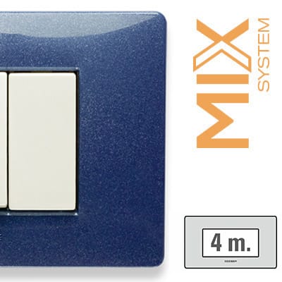 MASTER SRL - MST21MX354 MIX PLACCA 4 POSTI BLU VEGA