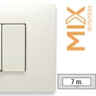 MASTER SRL - MST21MX807 MIX PLACCA 7 POSTI BIANCO MATT