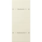 GIRA - GIR220201 Wippenset 2f (1+1) beschr. System 55 Cre