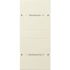 GIRA - GIR220201 Wippenset 2f (1+1) beschr. System 55 Cre