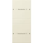 GIRA GGI220201 Wippenset 2f (1+1) beschr. System 55 Cre