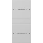 GIRA - GIR2202015 Wippenset 2f (1+1) beschr. System 55 Gra