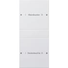 GIRA - GIR220227 Wippenset 2f (1+1) beschr. System 55 Rei