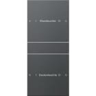 GIRA GGI220228 Wippenset 2f (1+1) beschr. System 55 Ant