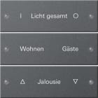 GIRA - GIR220328 Wippenset 3f beschr. System 55 Anthrazit